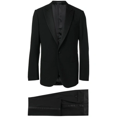 Shop Giorgio Armani Suits In Black