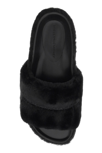 Shop Stella Mccartney Faux Fur Slides Women In Black