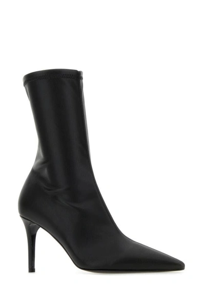 Shop Stella Mccartney Woman Black Alter Mat Stella Iconic Ankle Boots