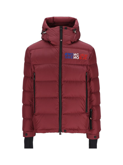 Shop Moncler Grenoble Isorno Down Jacket In Red