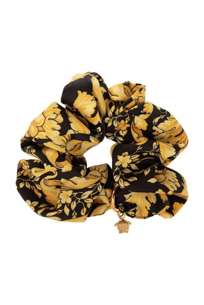 Shop Versace Patterned Scrunchie In Multi