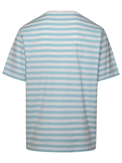 Shop Versace Nautical T-shirt In Blue