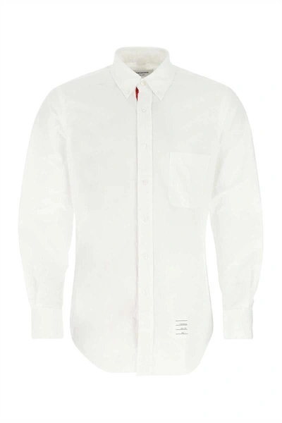 Shop Thom Browne Shirts In White