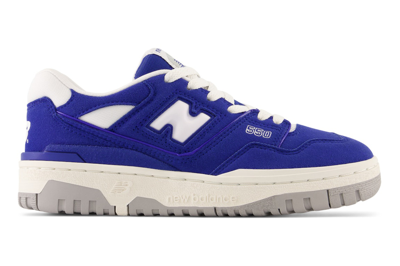 Pre-owned New Balance 550 Team Royal Suede (gs) In Team Royal/white