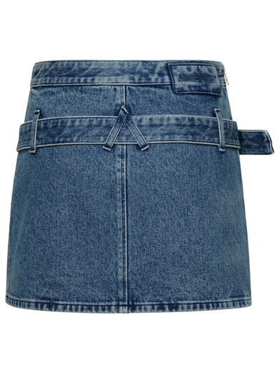 Shop Ambush Blue Denim Skirt