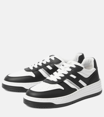 Hogan H630 Sneakers With Rubber Sole And Perforated Detailing In Multicoloured