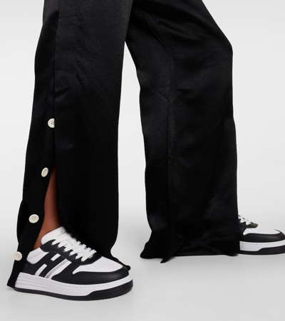 Hogan H630 Sneakers With Rubber Sole And Perforated Detailing In Multicoloured