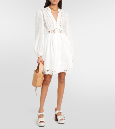 See By Chloé Monyca Leather Platform Sandals In White