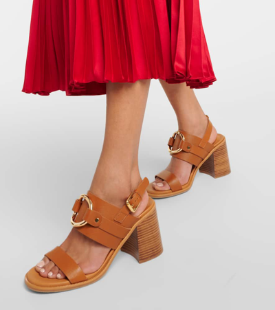 See By Chloé Hana Sandals In Leather Color Leather In Brown