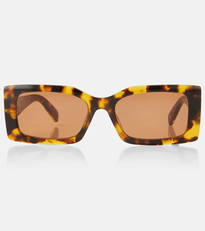 Shop Stella Mccartney Square Sunglasses In Brown