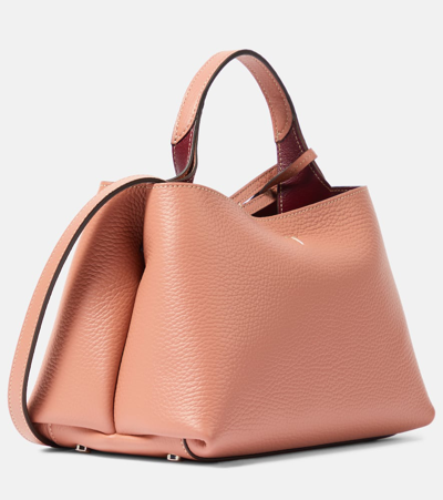 Shop Tod's Apa Micro Leather Tote Bag In Pink