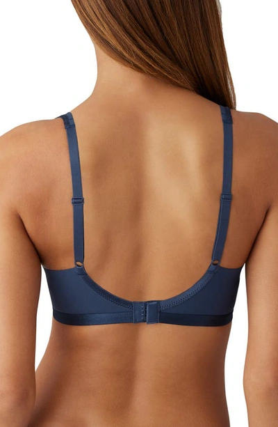 Shop B.tempt'd By Wacoal Nearly Nothing Underwire Plunge Bra In Crown Blue