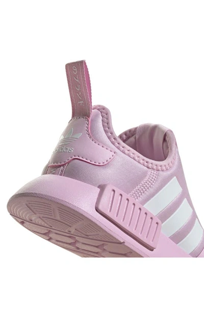 Shop Adidas Originals Kids' Nmd 360 Sneaker In Orchid Fusion/ White/ White