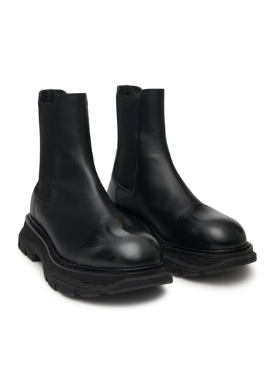Shop Alexander Mcqueen Mcqueen Boots Shoes In Black