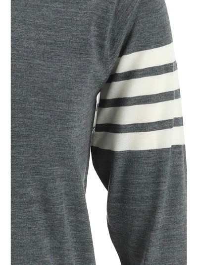 Thom Browne Classic 4-bar Mesh In Med Grey