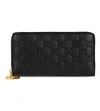 GUCCI Guccissima leather zip-around wallet