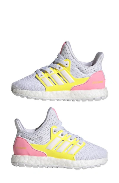 Shop Adidas Originals Ultraboost 5.0 Alphaskin Sneaker In White/ White/ Beam Pink