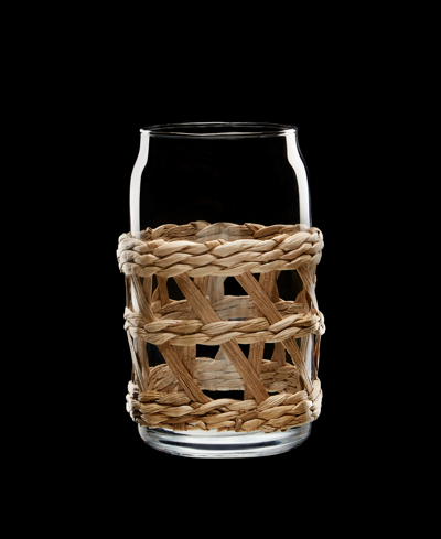 Shop The Cellar Rattan & Glass Tumblers, Set Of 2, Created For Macy's In No Color