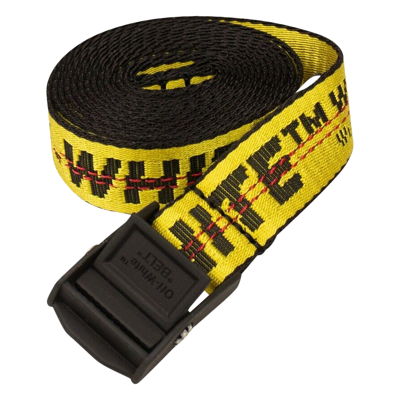 Pre-owned Off-white Mini Industrial Belt 'yellow'