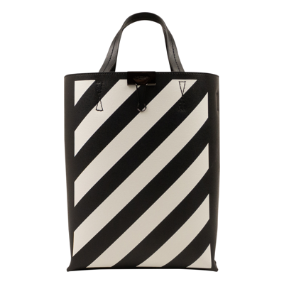Pre-owned Off-white Diag Tote Bag 'multicolor' In Multi-color