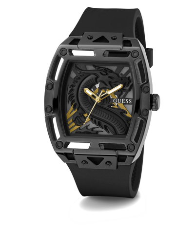 Pre-owned Guess Men's Wristwatch Analogue Champ Gw0639g4 Silicone