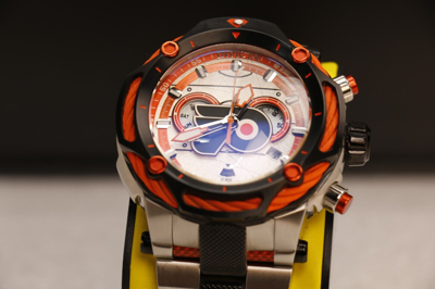 Pre-owned Invicta 2 Big Watches 60mm Nhl Philadelphia Flyers 42198 And 53mm 42021