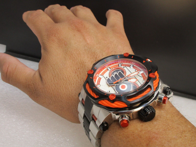 Pre-owned Invicta 2 Big Watches 60mm Nhl Philadelphia Flyers 42198 And 53mm 42021