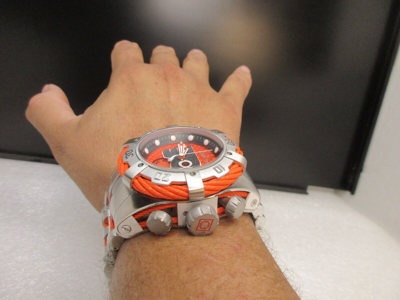 Pre-owned Invicta 2 Big Watches 60mm Nhl Philadelphia Flyers 42198 And 53mm 42021