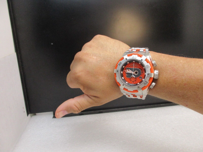 Pre-owned Invicta 2 Big Watches 60mm Nhl Philadelphia Flyers 42198 And 53mm 42021