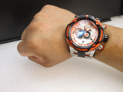 Pre-owned Invicta 2 Big Watches 60mm Nhl Philadelphia Flyers 42198 And 53mm 42021