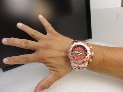 Pre-owned Invicta 2 Big Watches 60mm Nhl Philadelphia Flyers 42198 And 53mm 42021