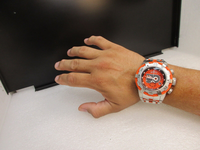 Pre-owned Invicta 2 Big Watches 60mm Nhl Philadelphia Flyers 42198 And 53mm 42021