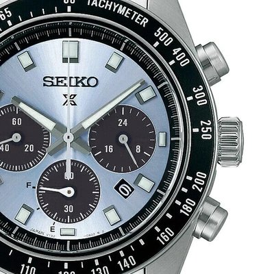 Pre-owned Seiko Prospex Speedtimer Solar Chronograph Sbdl109 Watch Crystal Blue 2023 Japan