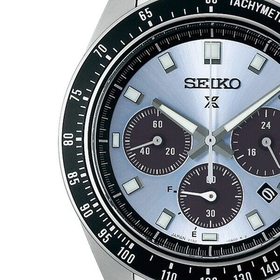 Pre-owned Seiko Prospex Speedtimer Solar Chronograph Sbdl109 Watch Crystal Blue 2023 Japan