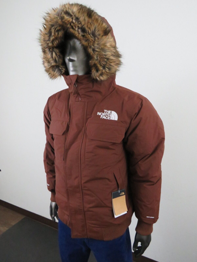 Pre-owned The North Face Mcmurdo Bomber 600-down Warm Insulated Winter Jacket Dark Oa B4hp
