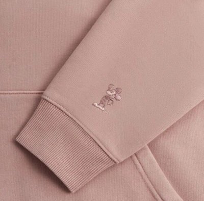 Pre-owned Kith Disney |  For Mickey & Friends Cyber Monday Minnie Hoodie French Clay Medium