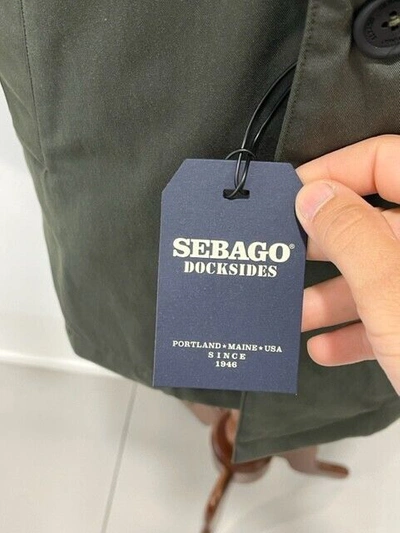 Pre-owned Sebago € 400  Coat Men Green Made In Italy All Sizes