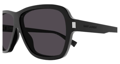 Pre-owned Saint Laurent Sunglasses Sl 609 Carolyn 001 Black Black Man