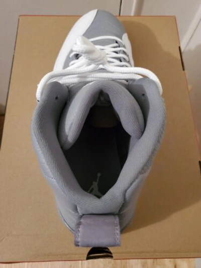 Pre-owned Jordan Brand Size 13 Air  12 Retro Stealth White/cool Grey Basketball Shoes