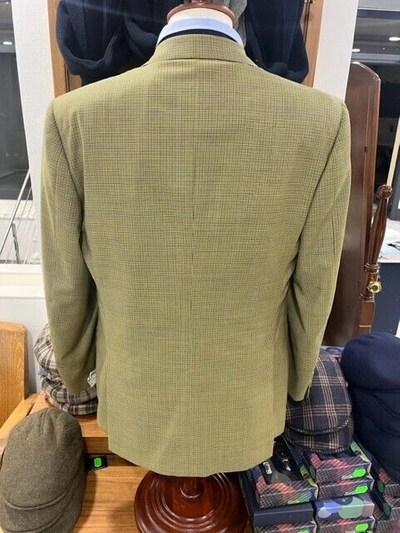 Pre-owned Brioni € 1480  Blazer Green Man Made In Italy Tailor Made Size 50 And 52