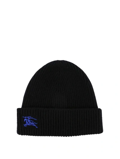 Shop Burberry Ekd Beanie In Black