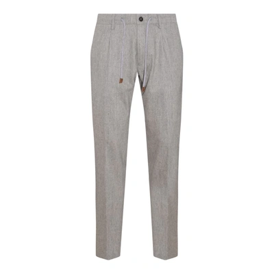 Shop Eleventy Trousers Grey