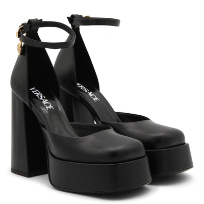 Shop Versace With Heel Black