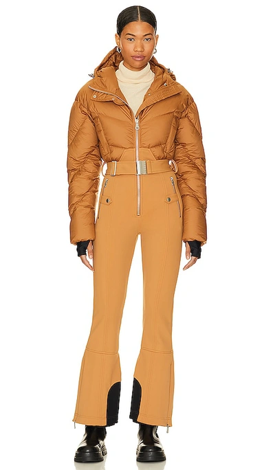 Shop Cordova Ajax Ski Suit In Caramel