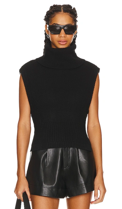 Shop Simkhai Maple Sweater Top In Black