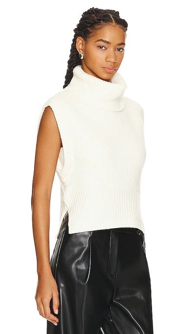 Shop Simkhai Maple Sweater Top In Ivory