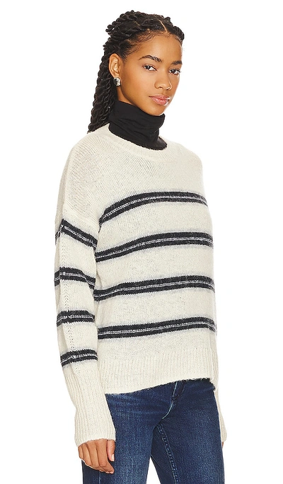 Shop Rag & Bone Kelly Stripe Sweater In Ivory Multi