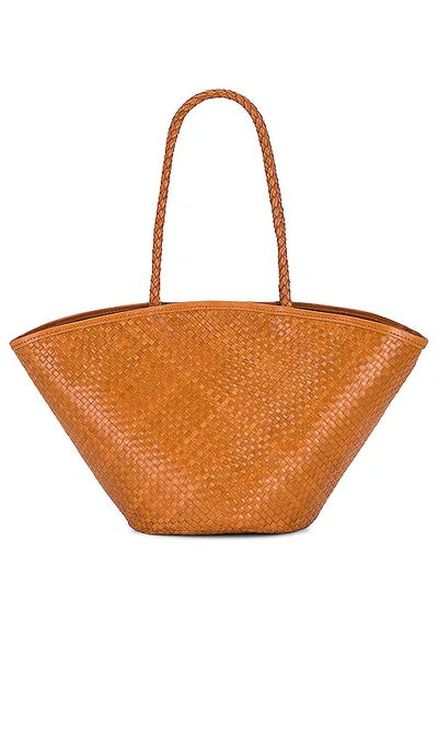 Shop 8 Other Reasons Woven Tote Bag In Cognac