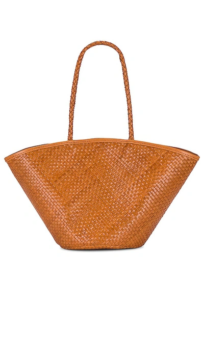 Shop 8 Other Reasons Woven Tote Bag In Cognac