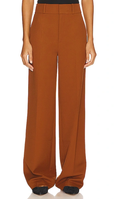 Shop Frame Relaxed Trouser In Tawny